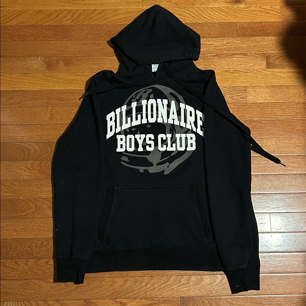 Billionaire Boys Club Black Hoodie with White Logo